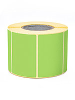 Термоэтикетки самоклеящиеся 58х40 мм, ЭКО, цвет зеленый, втулка 40 мм - 550 этикеток в ролике., фото 2