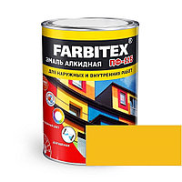 FARBITEX Эмаль алкидная ПФ-115 Желтый 0,8кг