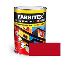 FARBITEX Эмаль алкидная ПФ-115 Красный 0,8кг