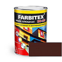 FARBITEX Эмаль алкидная ПФ-115 Шоколадный 0,8кг