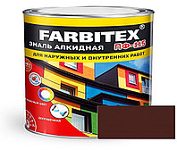 FARBITEX Эмаль алкидная ПФ-115 Шоколадный 1,8кг