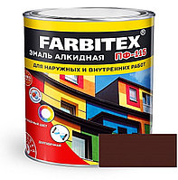 FARBITEX Эмаль алкидная ПФ-115 Шоколадный 2,7кг