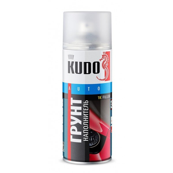 KUDO 1K Грунт-наполнитель акриловый KU-2202 Красно-коричневый 520мл - фото 1 - id-p170964669