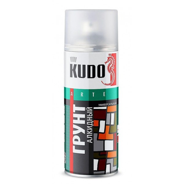 KUDO Грунт алкидный универсальный KU-2002 Красно-коричневый 520мл - фото 1 - id-p170964672