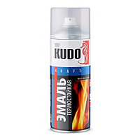 KUDO Эмаль термостойкая KU-5002 Черный +800°С±5°С 520мл