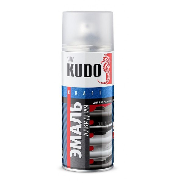 KUDO Эмаль для радиаторов отопления KU-5101 Белый 520мл - фото 1 - id-p170964723