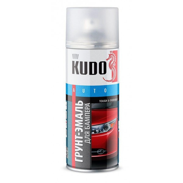 KUDO Грунт-эмаль для бампера KU-6202 Черный 520мл - фото 1 - id-p170964724