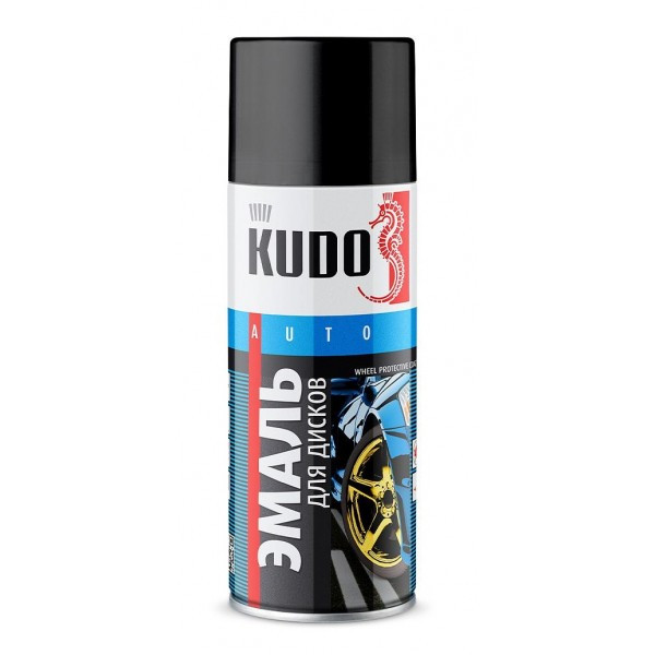 KUDO Эмаль для дисков KU-5203 Черный 520мл - фото 1 - id-p170964728