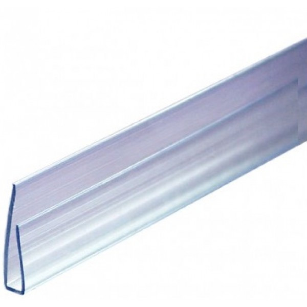 Торцевой профиль для поликарбонатных листов прозрачный 4мм 2,1м - фото 1 - id-p170964756