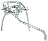 Смеситель Istok life Luxe двухвентильный для ванны с S-изливом 300 мм Арт. 0402.771, фото 3