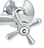 Смеситель Istok life Luxe двухвентильный для ванны с S-изливом 300 мм Арт. 0402.771, фото 5