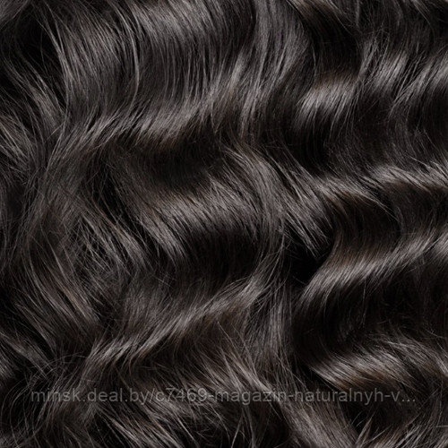 Хвост на ленте из натурального волоса (цвет 1В) - фото 2 - id-p170978748