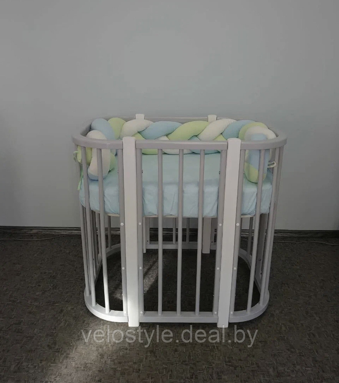 Детская кроватка трансформер с двумя матрасами - фото 3 - id-p170979375