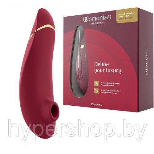 Бесконтактный стимулятор клитора Womanizer Premium 2 Bordeaux