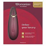 Бесконтактный стимулятор клитора Womanizer Premium 2 Bordeaux, фото 10