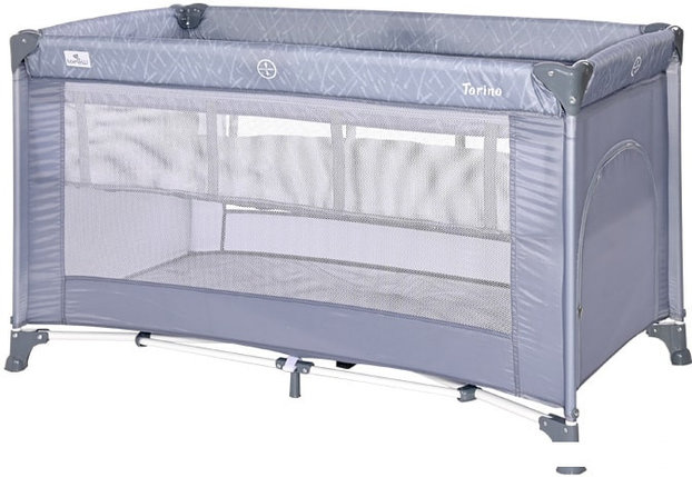 Манеж-кровать Lorelli Torino 2 Layers (silver blue), фото 2