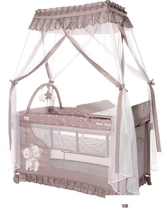 Манеж-кровать Lorelli Magic Sleep (beige), фото 2