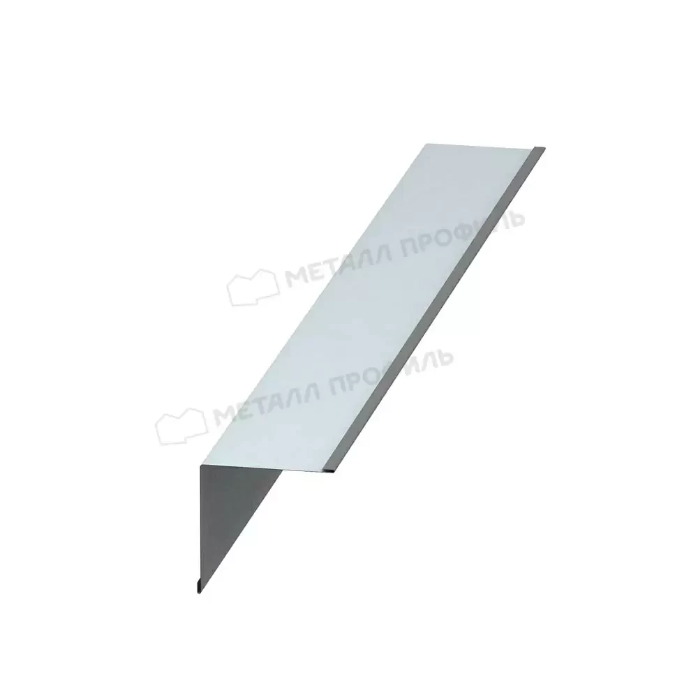 Металл Профиль Планка угла внутреннего 30х30х3000 NormanMP (ПЭ-01-9006-0.5)