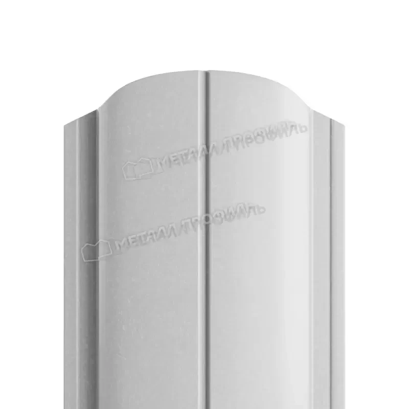Металл Профиль Штакетник металлический МП ELLIPSE-O 19х126 (ПЭ-01-9006-0.45)