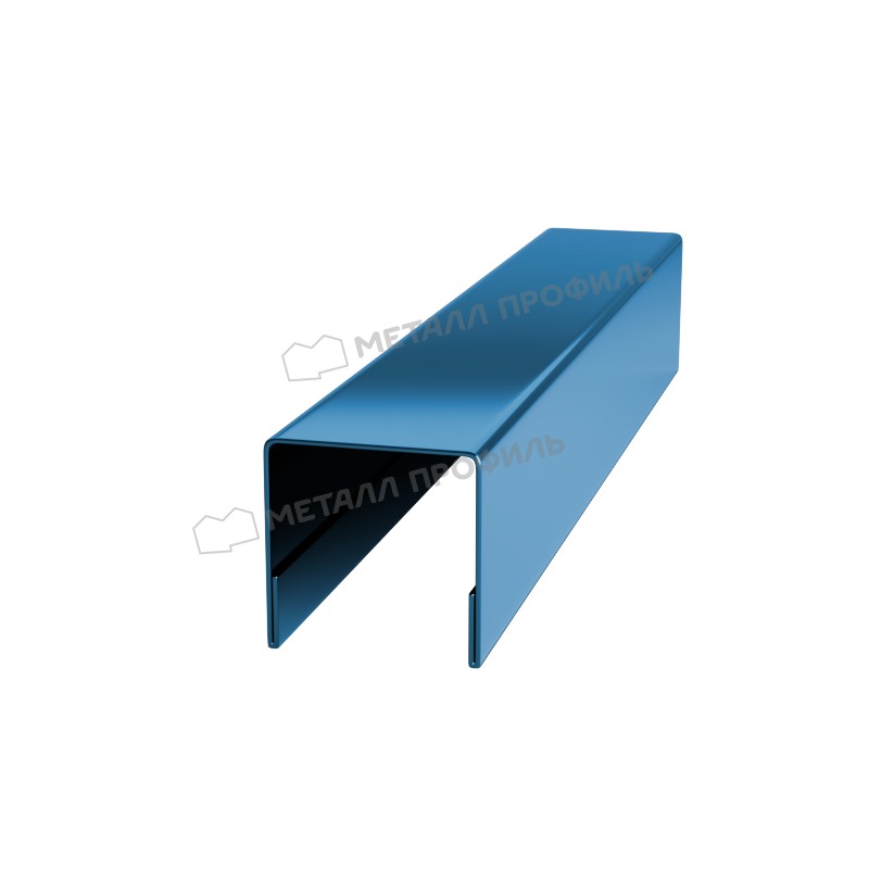 Металл Профиль Планка П-образная 20х20х2000 NormanMP (ПЭ-01-5015-0.5)