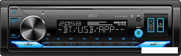 USB-магнитола ACV AVS-940BM, фото 2