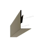Металл Профиль Планка аквилона малая 35х20х3000 (ПЭ-01-1035-0.45)