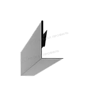Металл Профиль Планка аквилона малая 35х20х3000 (ПЭ-01-9006-0.45)