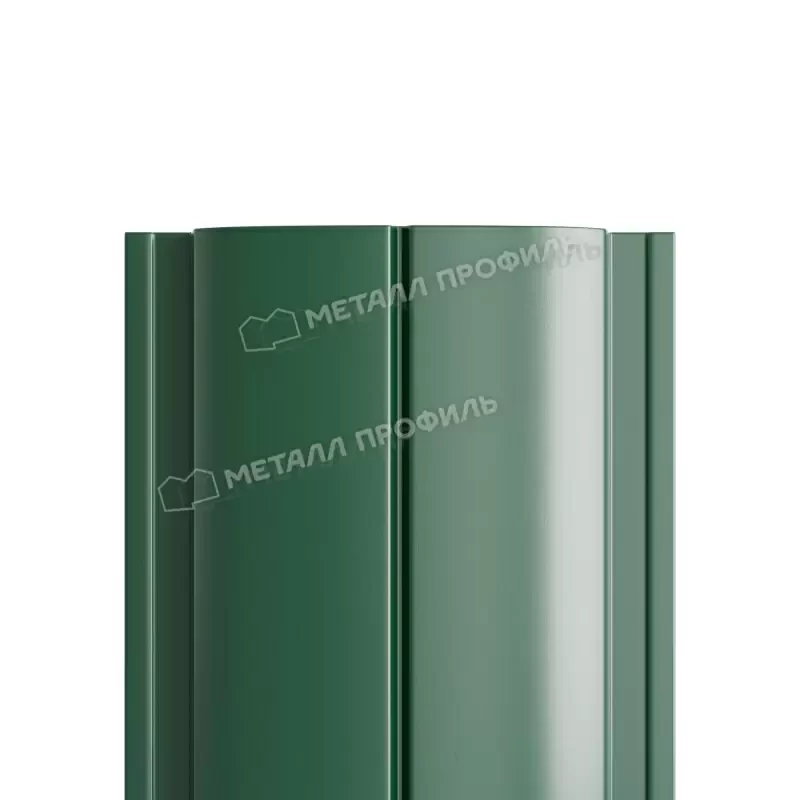 Металл Профиль Штакетник металлический МП ELLIPSE-T 19х126 (ПЭД-01-6005\6005-0.45)