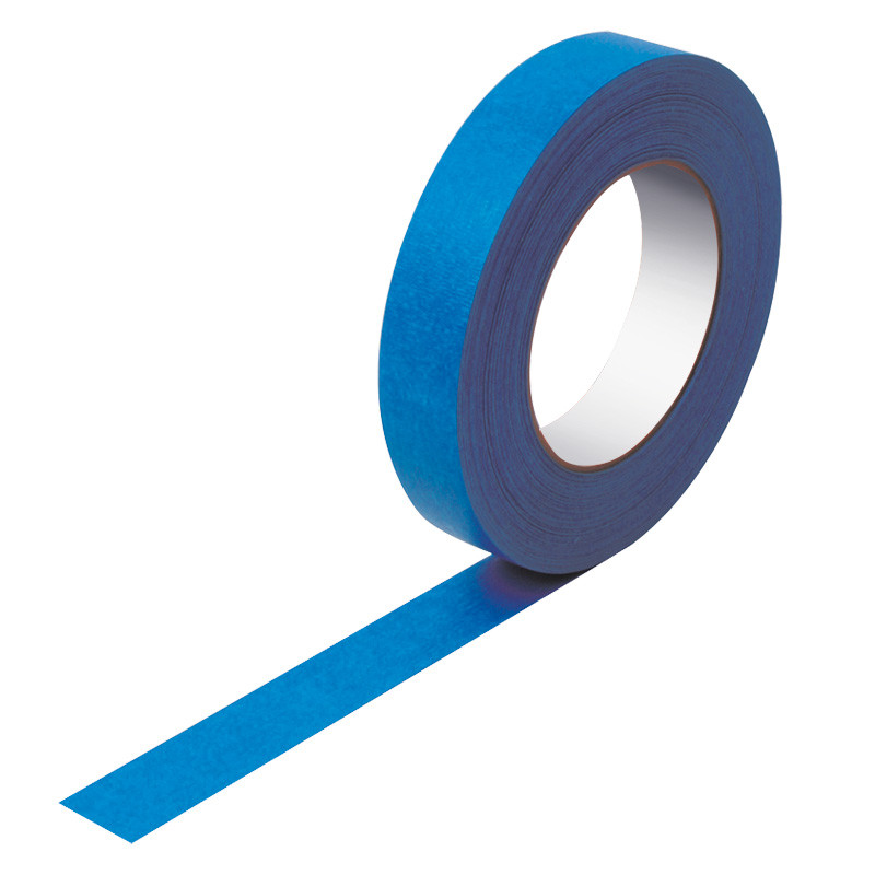 Маскировочная влагостойкая лента (синяя), 19ммх50м (120°) - фото 1 - id-p170955107