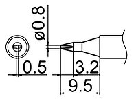 Жало Bakon T13-D08