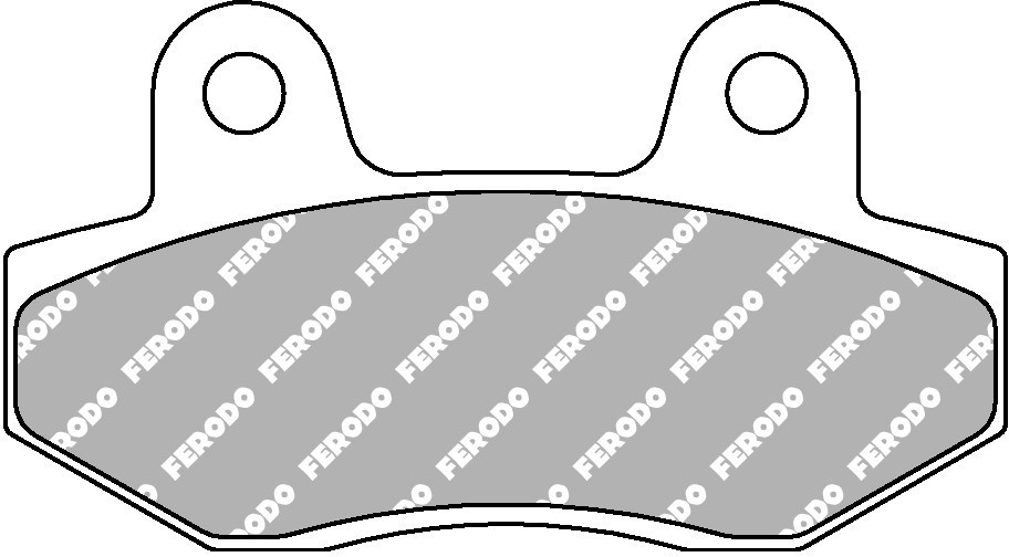 Колодки тормозные Ferodo FDB312P  (BR.673, MCB525, MCB822)