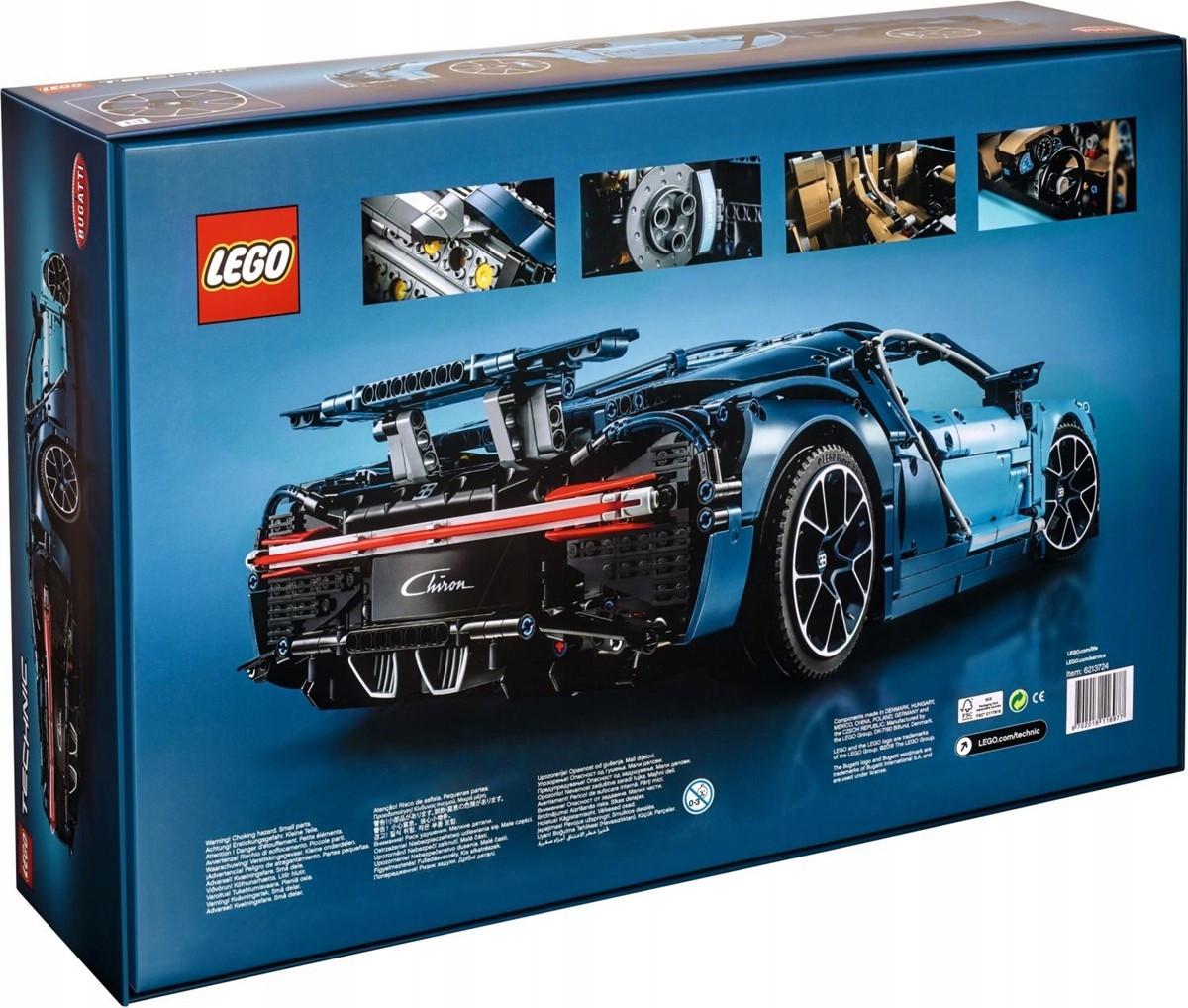 Конструктор Lego Technic 42083 Bugatti Chiron - фото 2 - id-p171046899