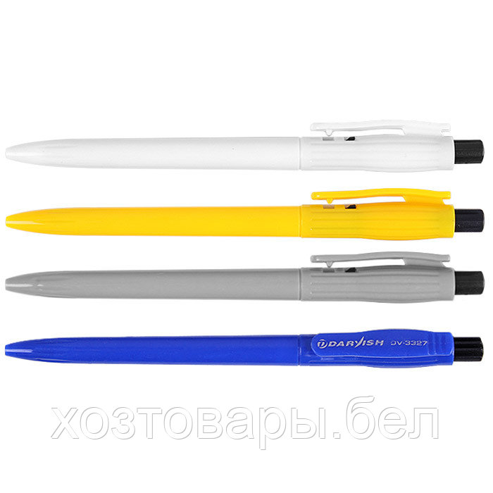 Ручка автоматическая черная "Darvish" корпус цветной ассорти - фото 1 - id-p171057186