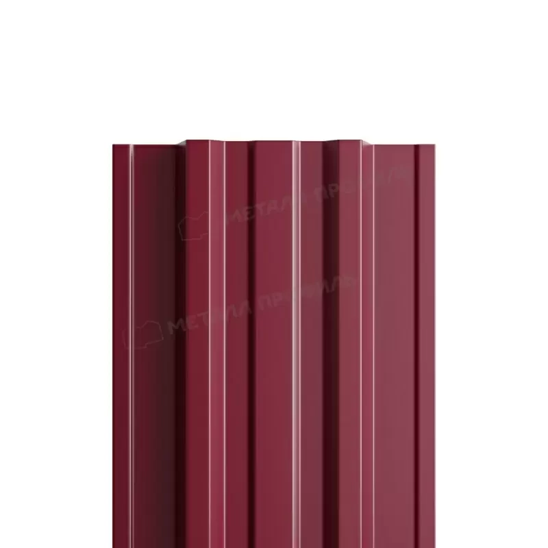 Металл Профиль Штакетник металлический МП TRAPEZE-T 16,5х118 NormanMP (ПЭ-01-3005-0.5)