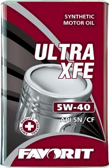 Моторное масло FAVORIT 54394 ULTRA XFE 5W-40 API SN/CF 5л Metal - фото 1 - id-p171057570