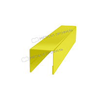Металл Профиль Планка П-образная 13х27х2000 NormanMP (ПЭ-01-1018-0.5)