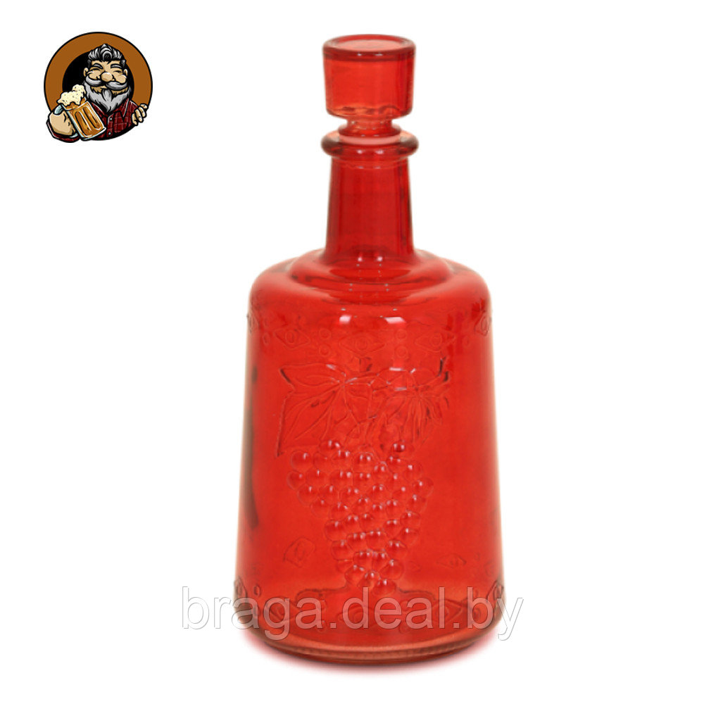 Бутылка Традиция 1,5 л (красный) - фото 1 - id-p171062729