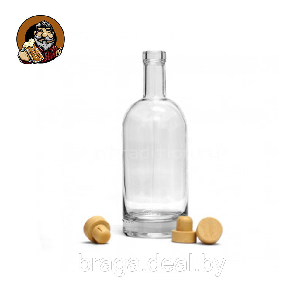 Бутылка Виски Премиум 0.5 л (пробка в комплекте) - фото 1 - id-p111064444