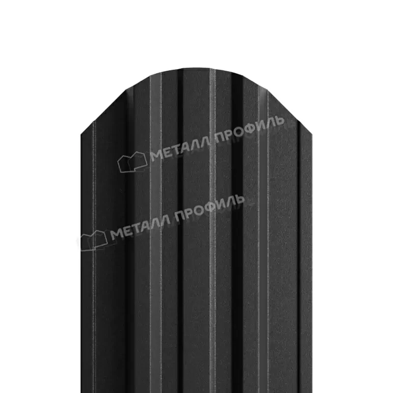 Металл Профиль Штакетник металлический МП TRAPEZE-O 16,5х118 (VikingMP-01-9005-0.45)