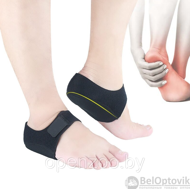 Силиконовые гелевые подпяточники Silicone Heel от фасциита, пяточных шпор - фото 8 - id-p171067420