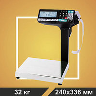 Весы торговые с печатью этикеток МК-32.2-R2P-10
