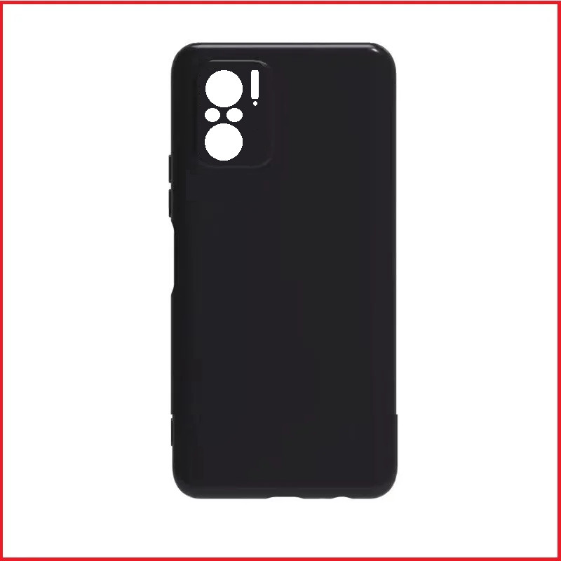 Чехол-накладка для Xiaomi Redmi Note 10 Pro (силикон) черный с защитой камеры - фото 1 - id-p171079477