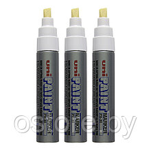 Перманентный маркер Uni Paint PX-30 4-8,5мм. Клиновидное перо. Серебро unipaint px 30