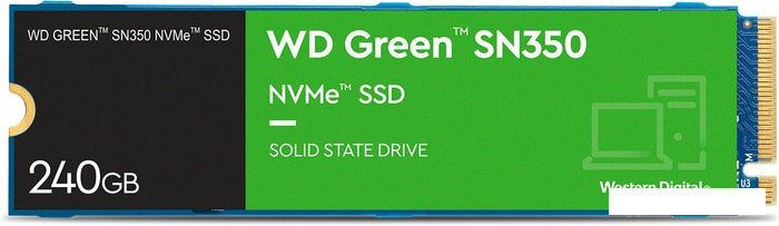SSD WD Green SN350 240GB WDS240G2G0C, фото 2