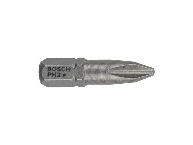 Насадка (бита) крестообразная PH2 25 мм BOSCH Extra Hart ( посадочн. шестигранник 1/4 ")