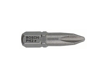 Насадка (бита) крестообразная PH2 25 мм BOSCH Extra Hart ( посадочн. шестигранник 1/4 ")