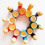 Радужные человечки эмоции 10 шт. - сортер, фото 2