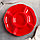 Менажница круглая 5 ячеек "Радуга" 24х2 см,цвет ассорти, фото 2