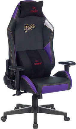 Кресло Бюрократ Zombie Hero Joker PRO (черный/фиолетовый), фото 2