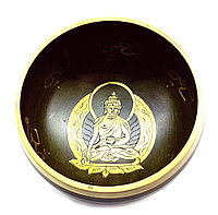 Тибетская поющая чаша Будда 7 металлов